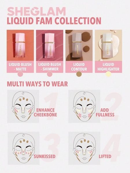 Рідкі рум'яна Sheglam Color Bloom Liquid Blush-On Call 657-94i фото