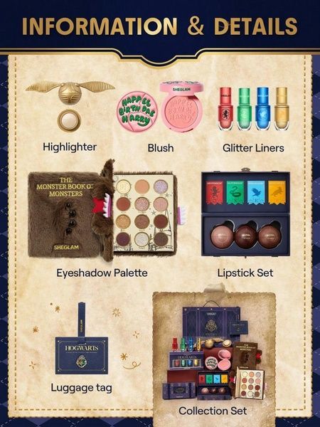 Подарочный набор косметики Sheglam Harry Potter Full Collection Set 2.0 346-4a0 фото