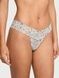 Трусики-стрінги жіночі Victoria's Secret Lace-Up Lace Thong Panty блакитні 6x9-tzs-uby фото 1