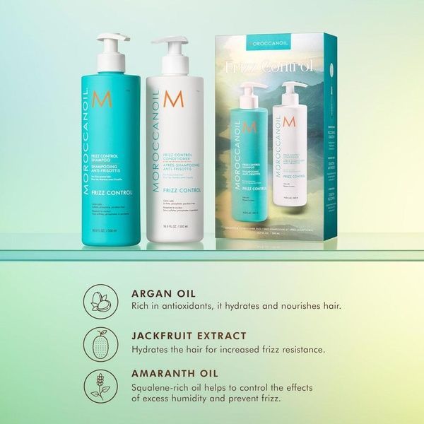 Набор для контроля пушистости (шампунь+кондиционер) MoroccanOil Duo 2025 Frizz Control Shampoo and Conditioner 900503 фото