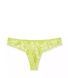 Трусики-стринги женские люксовые кружевные Victoria's Secret Satin Ziggy Glam Floral Embroidery желтые caw-r6o-6ak фото 2