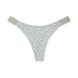 Трусики-стринги женские хлопковые PINK Victoria's Secret Logo Cotton High-Leg Thong зеленые tzj-fqp-54i фото 1