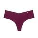 Трусики-стринги женские бесшовные Victoria's Secret No-Show Thong Panty бордовые 2vf-alp-00z фото 1