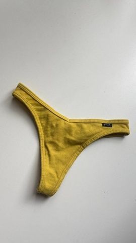 Трусики-стрінги жіночі Victoria's Secret PINK жовті 74i-327 фото