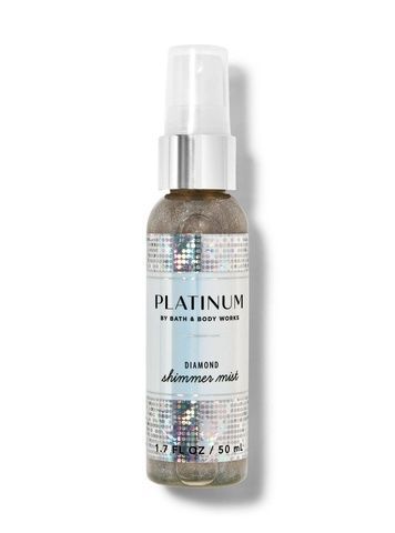 Мини-мист для тела PLATINUM с шимером Bath&Body Works, 50 мл 1cc-4b9 фото