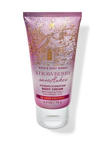 Мини-крем для тела STRAWBERRY SNOWFLAKES Bath&Body Works, 70 г 20i-379 фото