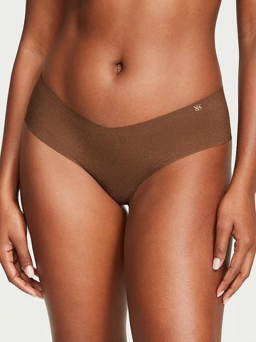 Трусики-чики женские бесшовные Victoria's Secret No-Show Cheeky Panty светло-коричнивые 6kw-6iv-hcp фото