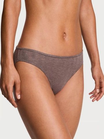 Трусики-бикини женские Victoria's Secret Ultra-Fine Modal Bikini Panty коричневые  ld2-eqg-wc2 фото