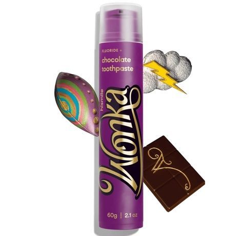 Зубная паста со вкусом шоколада hismile Wonka Chocolate Toothpaste 60 г 93572736 фото