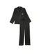 Піжама чорна (штани +сорочка) Victoria's Secret Glazed Satin Long Pajama Set Regular rei-4ov-i0r фото 2