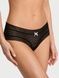 Трусики-чики жіночі мереживні Victoria's Secret Heart Lace Cheeky Panty чорні  l6p-zf4-hpf фото 1