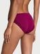Трусики-бикини женские из микрофибры Victoria's Secret Seamless Rib Lace-Trim Bikini Panty бордовые  vu2-l55-caa фото 2