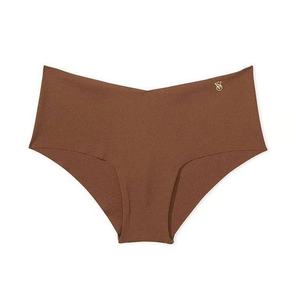 Трусики-чики женские бесшовные Victoria's Secret No-Show Cheeky Panty светло-коричнивые 6kw-6iv-hcp фото