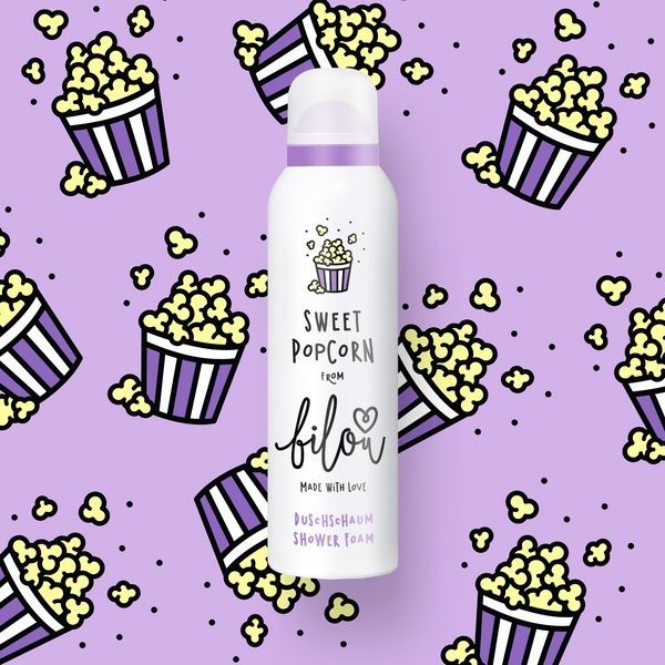 Sweet Popcorn - пенка для душа Bilou, 200мл 1061085 фото