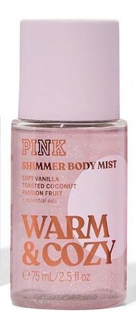 Warm&Cozy Shimmer&nbsp;- парфюмированный мини-мист PINK Victoria's Secret, 75 мл i67-290 фото