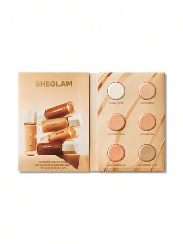 Пробник - Палетка хайлайтеров для лица Sheglam Sunburst Glow Mixer Sample-Light ac8-01c фото