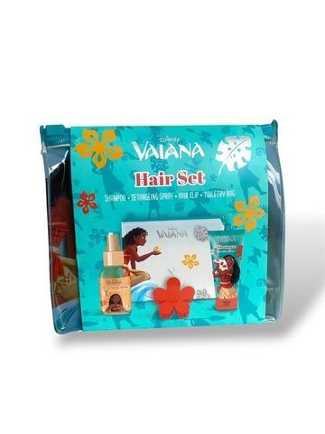 Набор по уходу за волосами Disney Vaiana Hair Set (шампунь, крабик, спрей для расчесывания) ca1-6c2 фото