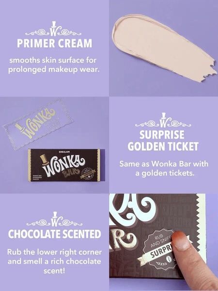 Палетка теней Sheglam Willy wonka Wonka Bar Eyeshadow Palette 094-830 фото