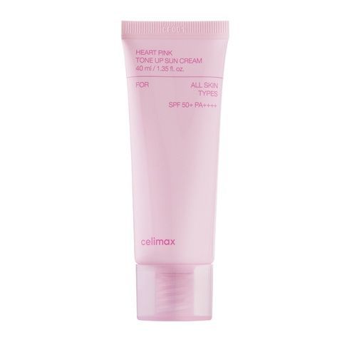 Увлажняющий солнцезащитный крем Celimax Heart Pink Tone Up Sun Cream SPF 50+ PA++++, 40 мл 7264 фото
