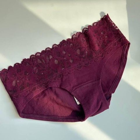 Трусики-бикини женские Victoria's Secret Bikini Panty бордовые 9vu-l8a-1w5 фото