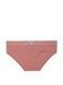 Трусики-хипстер женские Victoria's Secret Logo Cotton Shine Patch Hiphugger Panty пудровые br1-5j2-mjg фото 2