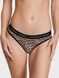 Трусики-стрінги жіночі бавовняні з лого Victoria's Secret Logo Cotton Thong Panty леопардові kmq-1iy-91k фото 3