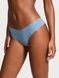 Трусики-стринги женские бесшовные Victoria's Secret No-Show Thong Panty голубые y5f-5f4-uly фото 1