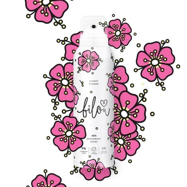Дезодорант-спрей Bilou Deodorant Spray - Flashy Flower, 150мл 1i7-680 фото