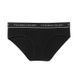 Трусики-хипстер женские Victoria's Secret Logo Cotton Lace-Waist Hiphugger Panty черные a09-pnj-sod фото 1