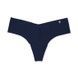 Трусики-стринги женские бесшовные Victoria's Secret No-Show Thong Panty темно-синие als-68a-3qb фото 1