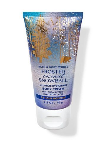 Мини-крем для тела FROSTED COCONUT SNOWBALL Bath&Body Works, 70 г 642-98a фото