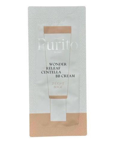Пробник ВВ крем с экстрактом центел Purito Seoul Wonder Releaf Centella BB Cream тон 15 Rose Ivory 1 мл 842-77a фото