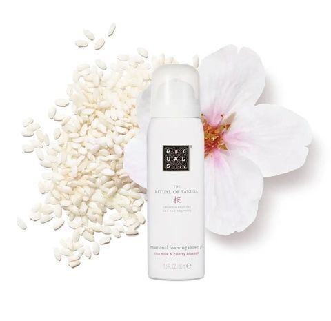Мініатюрна гель-пінка для душу Rituals The Ritual of Sakura Foaming Shower Gel, 50 мл a39-376 фото