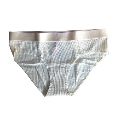 Трусики-бикини женские хлопковые Victoria's Secret Cotton Bikini Panty молочные 3bw-5an-fus фото