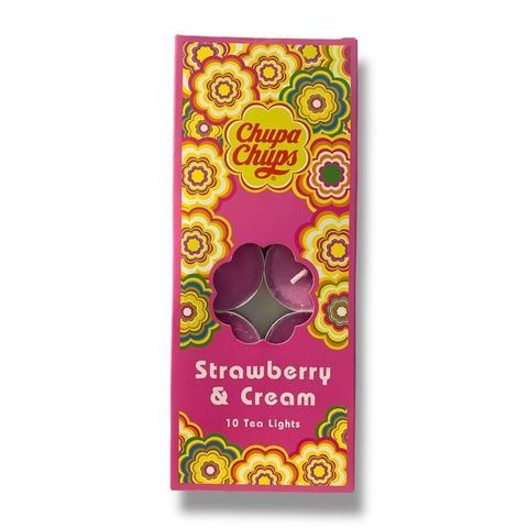 Свеча ароматическая Chupa Chups Strawberry Cream 10 шт 704-c4a фото