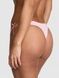 Трусики-стринги женские хлопковые PINK Victorias Secret Cotton Side-Tie Panty розовые  o2n-dmw-hwh фото 2
