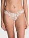 Трусики-стринги женские Victoria's Secret Lace Thong Panty пудровые 1np-8eg-3fa фото 1