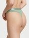 Трусики-стринги с высокой посадкой Victoria's Secret Logo Cotton High-Waist Thong Panty зеленые mxb-1kw-gcq фото 2