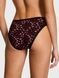 Трусики-бикини женские хлопковые Victoria's Secret Lace-Waist Bikini Panty черные b6o-vny-8lh фото 2