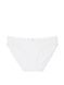 Трусики-бикини женские хлопковые Victoria's Secret Heart Eyelet Cotton Bikini Panty белые as4-18o-ipy фото 2