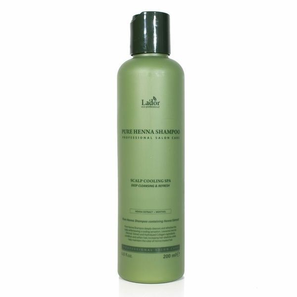 Шампунь проти випадіння волосся La'dor Pure Henna Shampoo, 200 мл 1000100034200 фото