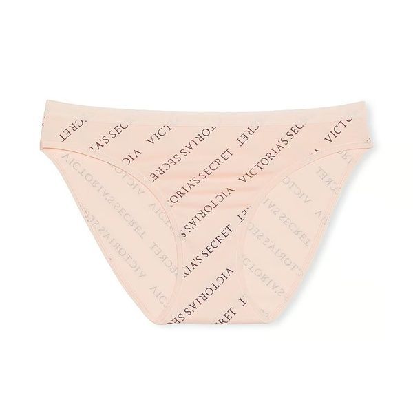 Трусики-бикини женские хлопковые Victoria's Secret Stretch Cotton Bikini Panty розовые, Трусики-бикини r9n-2o7-syw фото