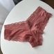 Трусики-чики женские люксовые с кружевом Victoria's Secret розовые n4n-fe9-0nf фото 1