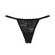 Трусики-стрінги жіночі PINK Victoria's Secret Wink V-String Panty чорні egk-9u3-6h6 фото 1