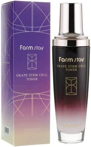 Тонер для лица FarmStay Grape Stem Cell Toner с фито-стволовыми клетками винограда, 130 мл 08i-b69 фото