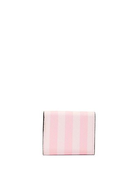 Мини-кошелек розовый в полоску Victoria's Secret Small Flap Wallet 27108514 фото