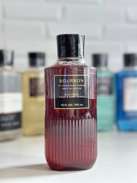 Гель для душу 3 в 1 чоловічий BOURBON Bath&Body Works, 295 мл 977-106 фото