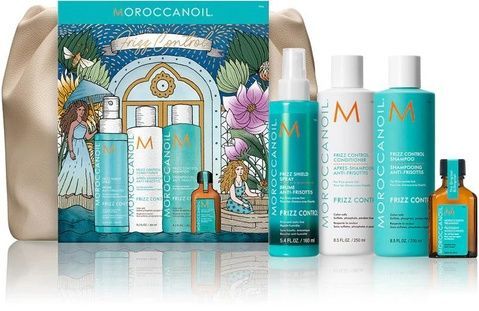 Набор для контроля пушистости (шампунь+кондиционер+масло+спрей) Moroccanoil 250 мл+250 мл+25 мл+160 мл 800953 фото