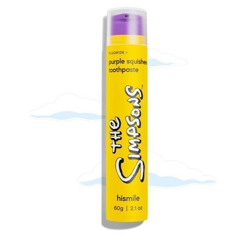 Зубная паста с фруктовым ароматом hismile The Simpsons Purple Squishee Toothpaste 60 г 93575485 фото