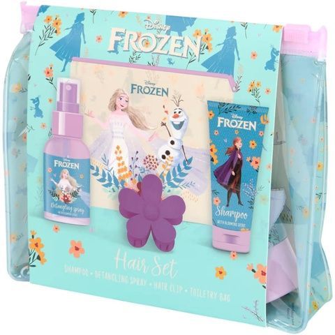 Набор по уходу за волосами Disney Frozen Hair Set (шампунь, крабик, спрей для расчесывания) 78a-361 фото